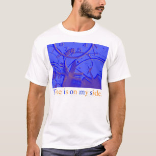 T-shirt Le temps est sur mon II latéral