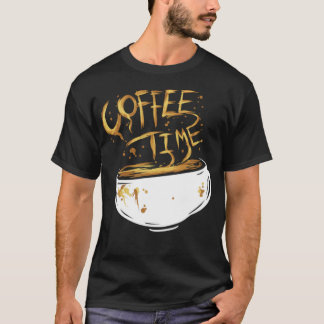 T-shirt Le temps, le temps d'un délicieux café de haricot