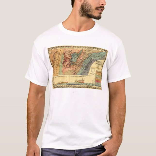 T-shirt Le Tennessee, le Mississippi, l'Alabama et la (Devant)