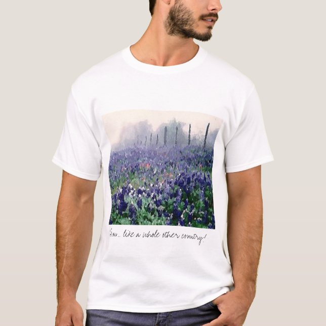 T-shirt Le Texas… c'est comme une totalité l'autre pays (Devant)