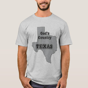T-shirt Le Texas est le PAYS d'un DIEU