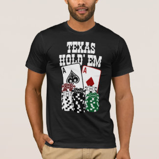 T-shirt Le Texas les tiennent - deux as et puces