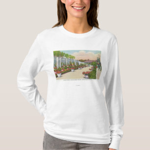 T-shirt Le théâtre de jardin d'Oakes abaissent la terrasse