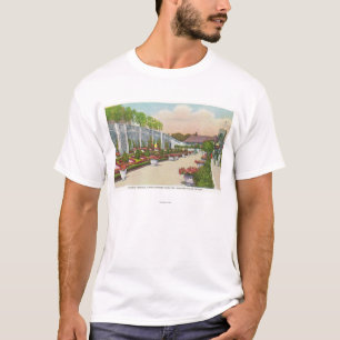 T-shirt Le théâtre de jardin d'Oakes abaissent la terrasse