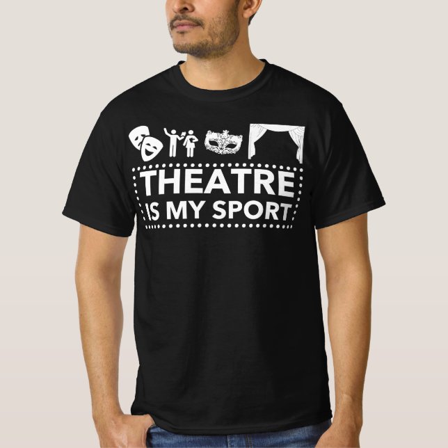 T-shirt Le Théâtre Est Mon Sport (Devant)