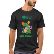 Le thème "Is One Today" Dino amusant Anniversaire