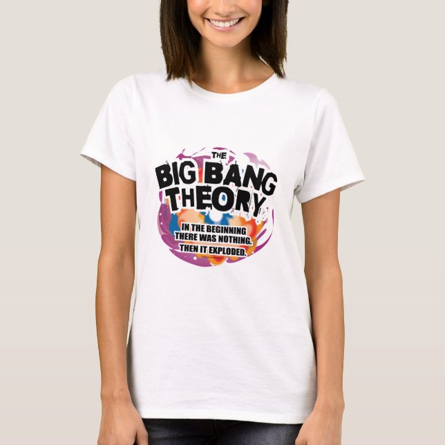 T-shirt Le théorie du Big Bang (Devant)