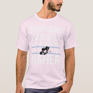 T-shirt Le thêta NU XI "vous soulèvent plus haut" chemis
