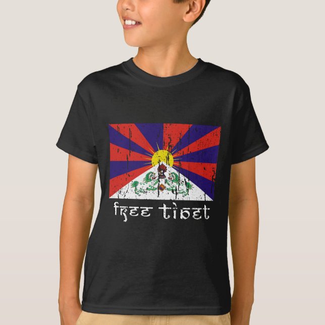 T-shirt Le Thibet libre (Devant)