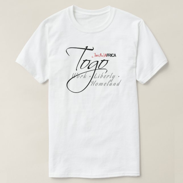 T-shirt Le Togo lisse - lumière (Design devant)