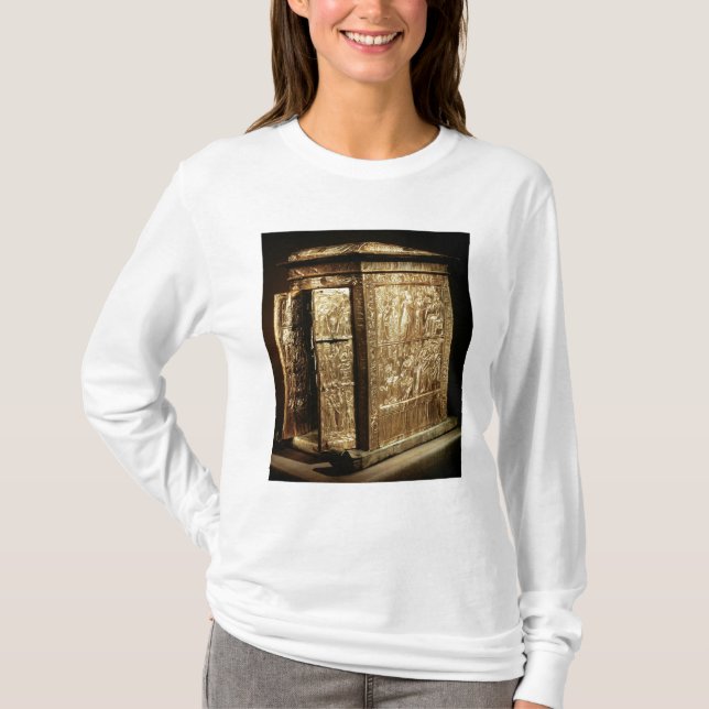 T-shirt Le tombeau d'or du nouveau royaume de Tutankhamun (Devant)