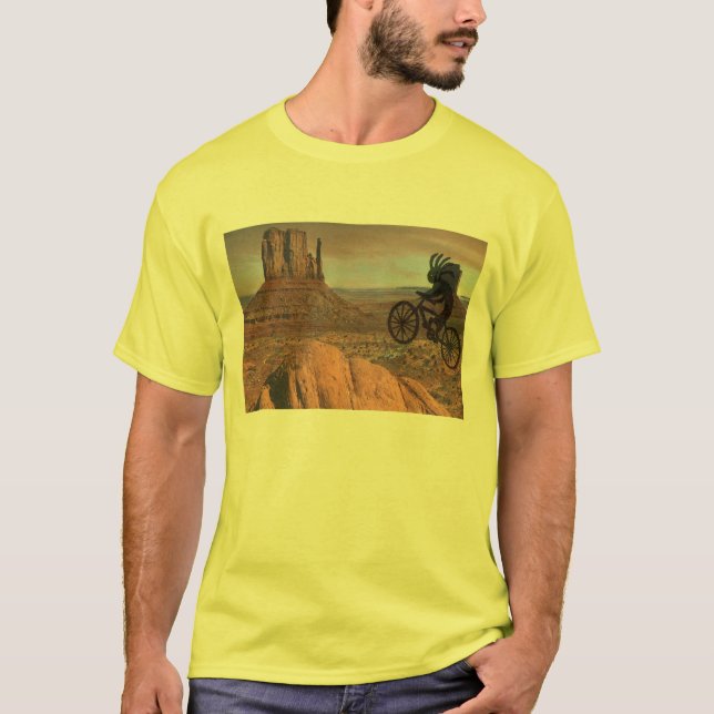T-shirt Le tour épique de Kokopelli (Devant)