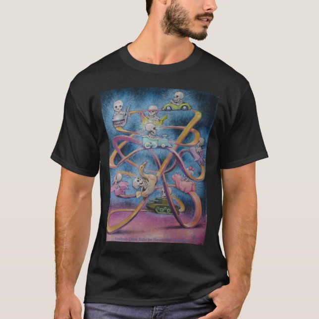 T-shirt Le tour foncé du vide (Devant)
