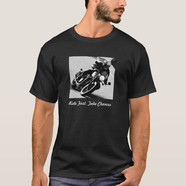 T-shirt Le tour jeûnent, prennent des risques (Devant)