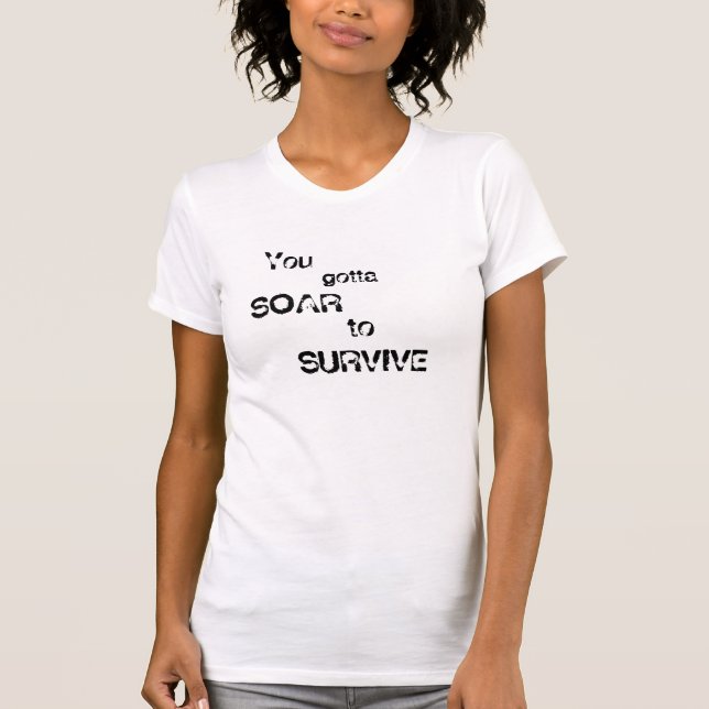 T-shirt Le tour maximum, montent pour survivre (Devant)