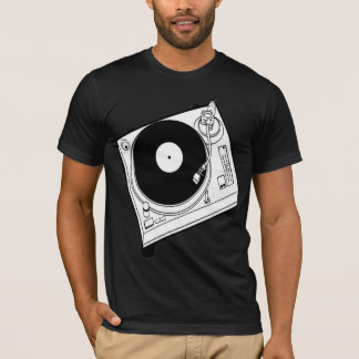T-shirt Le Tourne-disque DJ piquent