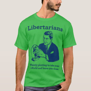 T-shirt Le tracé libertarien