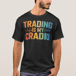 T-shirt Le Trading Est Mon Cardio Bougies Amoureux Du Marc