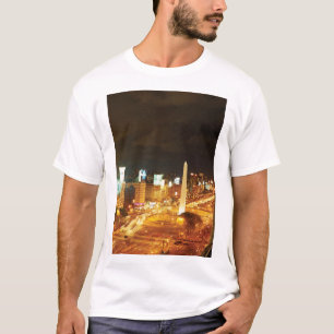 T-shirt Le trafic et monument de nuit