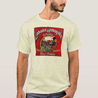 T-shirt Le train de canne à sucre avec des locomotives de