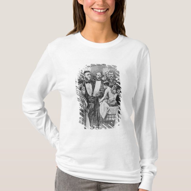 T-shirt Le traitement de la tuberculose (Devant)