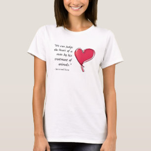 T-shirt Le traitement de l'homme de citation d'Immanuel