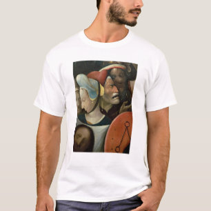 T-shirt Le transport de la croix montrant trois visages