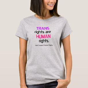 T-shirt Le transport redresse = des droits de l'homme