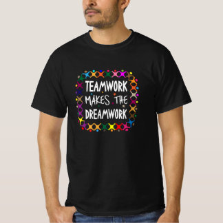 T-shirt Le Travail D'Équipe Fait Du Dreamwork Sport Motiva