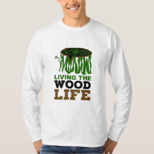 T-shirt Le travail du bois Vivre le bois La menuiserie