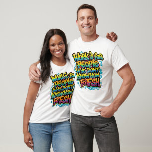 T-shirt Le travail est pour les gens qui ne savent pas pêc