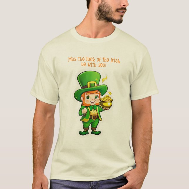 T-shirt Le trésor de Lucky Leprechaun (Devant)