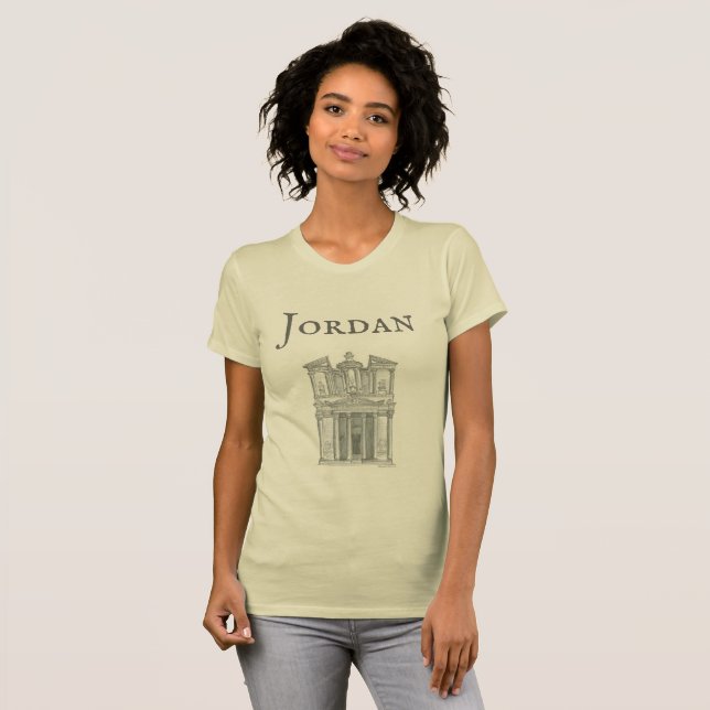 T-shirt Le Trésor, Petra, Jordanie (Devant entier)