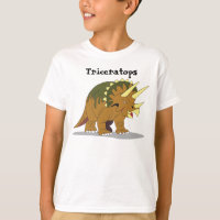 Le Triceratops badine la chemise