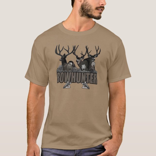 T-shirt Le trophée oppose Bowhunter (Devant)
