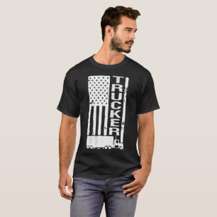 T-shirt Le Trucker américain stressé