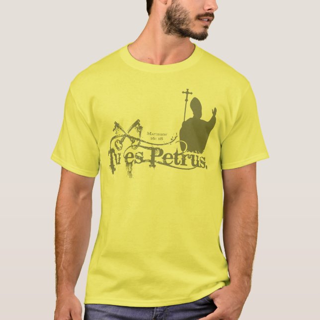 T-shirt Le TU es Petrus (Devant)