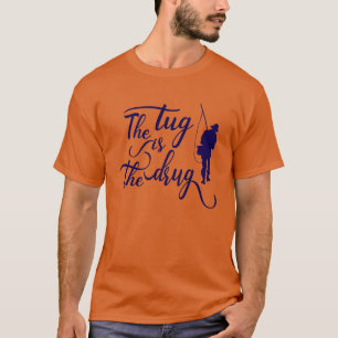 T-shirt Le Tug Est La Drogue Graphiques Vectoriels Évoluti