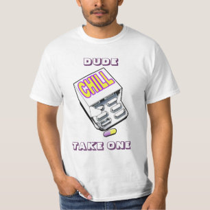 T-shirt Le type, prennent une pilule froide