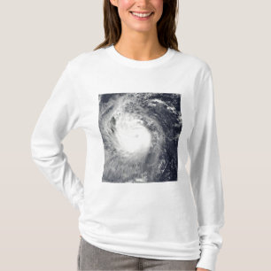 T-shirt Le typhon Mirinae se dirigeant vers l'ouest