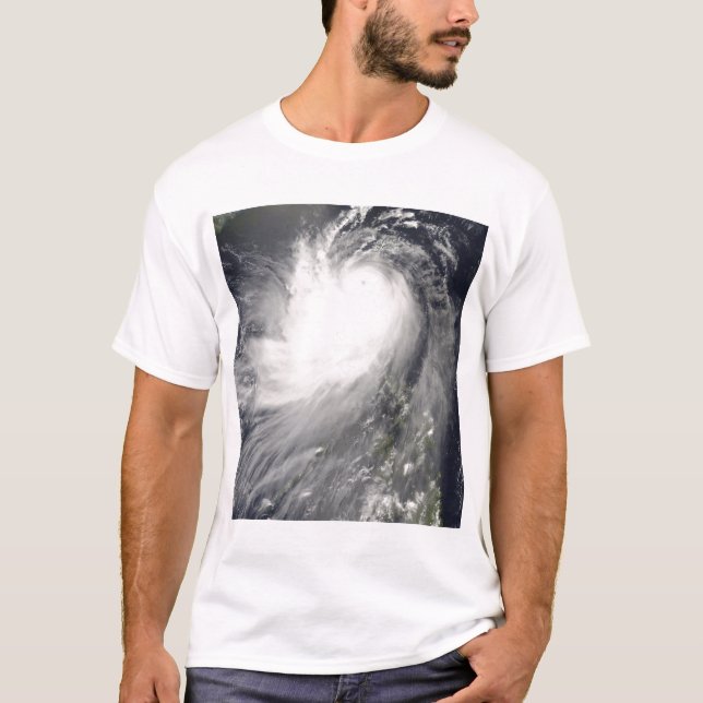 T-shirt Le typhon Nuri au-dessus des îles Philippines (Devant)