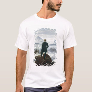 T-shirt Le vagabond au-dessus de la mer du brouillard,