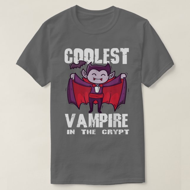 T-shirt Le Vampire Le Plus Coolle Dans Le Vampir De Crypte (Design devant)