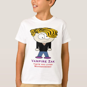 T-shirt Le vampire Zak, vous goûtent plus tard