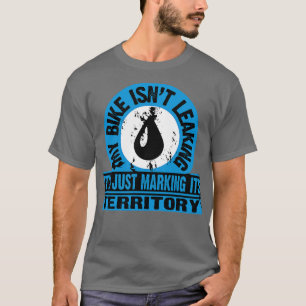 T-shirt Le vélo marque son territoire