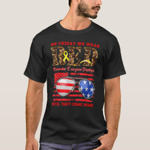 T-shirt Le Vendredi Nous Portons Le Rouge Vendredi Jusqu'À
