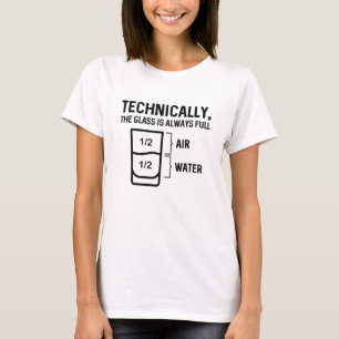 T-shirt Le Verre Est Toujours Plein
