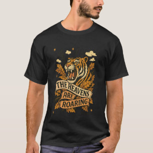 T-shirt Le verset biblique de la chemise du tigre rugissan