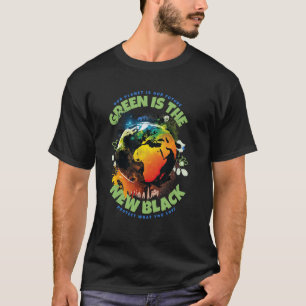 T-shirt Le vert est le nouveau noir