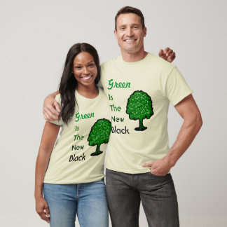 T-shirt Le vert est le nouveau noir
